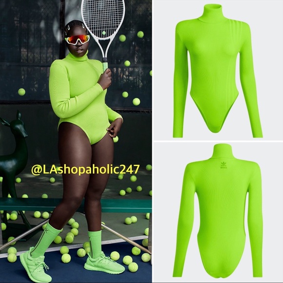 Adidas bodysuit green new arrivals